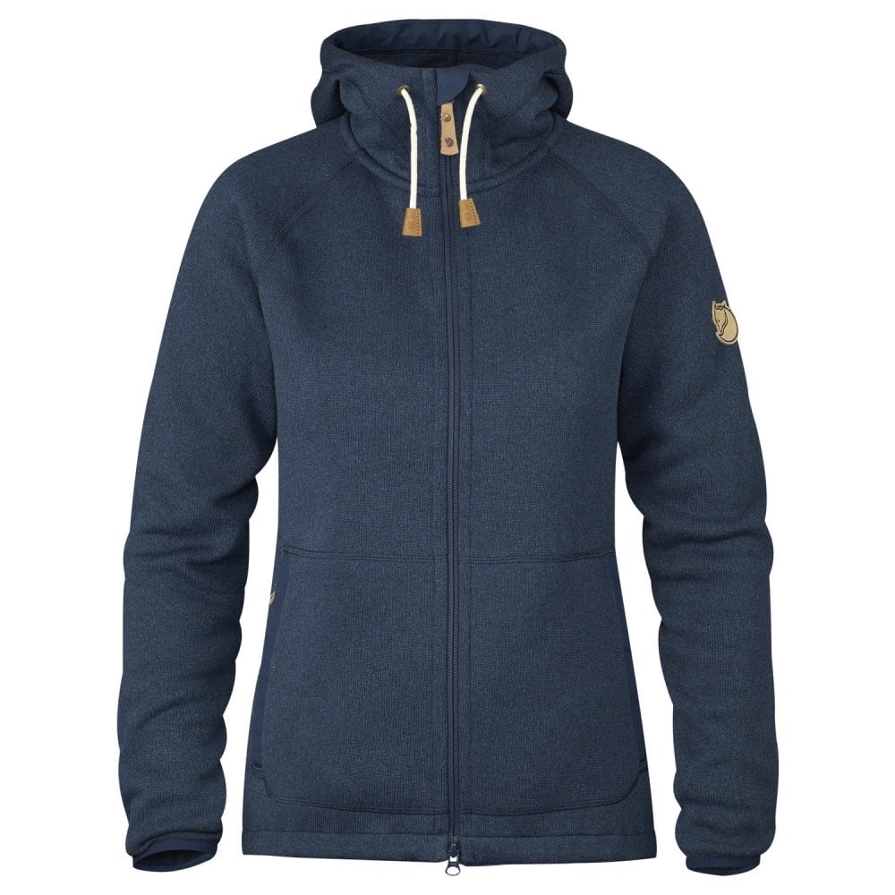 Fjallraven Ovik Fleece Navy Hoodie
